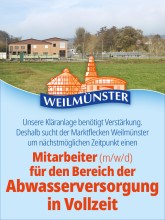 Stellenanzeige in Weilmünster